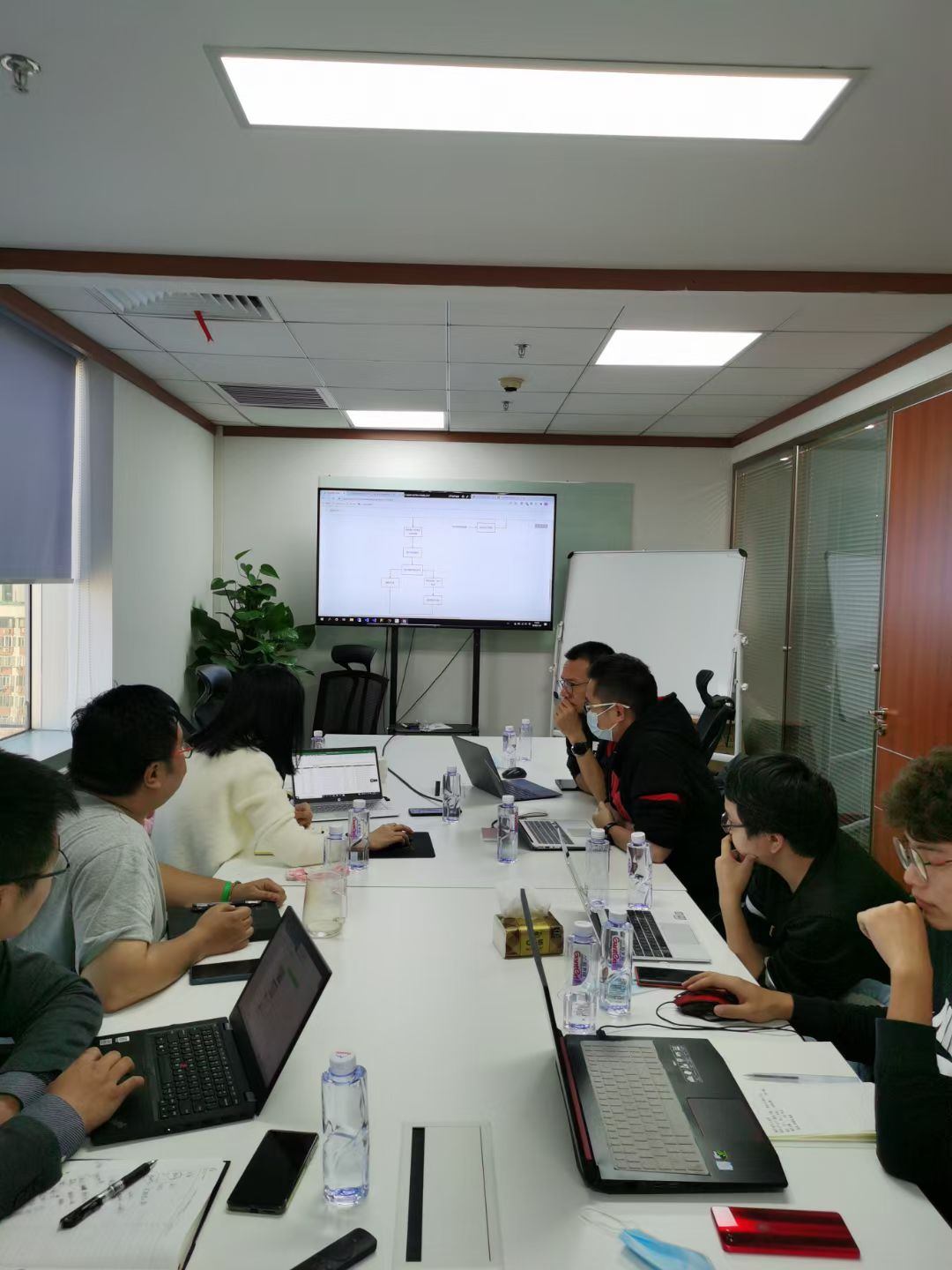 A case review meeting